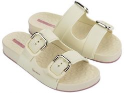 Klapki laczki damskie Ipanema Slide. Brązowe klapki damskie Ipanema, bez wzorów, z gumy, klasyczne, bez obcasa, bez zapięcia. Za 109.00 zł.