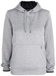 Clique Oakdale Women bluza z kapturem funkcjonalna 100% poliester. Szare bluzy damskie CLIQUE, xl, bez wzorów, z materiału, sportowe, bez ramiączek, z kapturem. Za 221.81 zł.