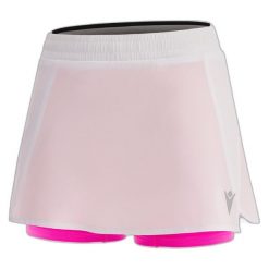 Damskie spódnico-spodenki Macron CC Cecilia. Białe spódnice damskie Macron, bez wzorów, sportowe, bez kołnierzyka, bez ramiączek, sportowe. Za 252.00 zł.
