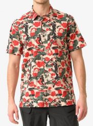 Koszula turystyczna Helikon-Tex Tactical Hawaiian Short Sleeve. Brązowe koszule męskie HELIKON-TEX, l, bez wzorów, z bawełny, klasyczne, bez kołnierzyka, bez ramiączek. Za 259.99 zł.
