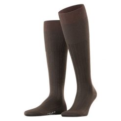 Skarpetki do połowy łydki Falke Milano. Niebieskie skarpety męskie Falke, bez wzorów, z bawełny. Za 149.00 zł.