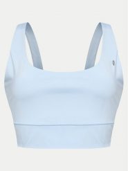 Deha Biustonosz sportowy D02000 Błękitny. Niebieskie koszulki sportowe damskie Deha, l, bez wzorów, z syntetyku, bez ramiączek, na jogę i pilates. Za 329.99 zł.