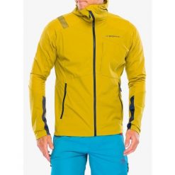 Kurtka softshell męska La Sportiva Aequilibrium Speed Jacket. Żółte kurtki męskie La Sportiva, m, bez wzorów, z softshellu, sportowe, bez kaptura. Za 698.19 zł.