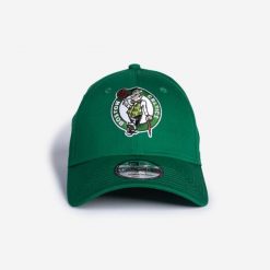 Czapka z daszkiem do koszykówki New Era NBA Boston Celtics. Czapki damskie New Era, z aplikacjami, z bawełny, eleganckie. Za 119.99 zł.