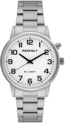 Zegarek Perfect Zegarek Perfect EL001M-01 męski klasyczny podświetlany . Zegarki męskie Perfect, bez wzorów. Za 139.00 zł.