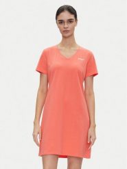 DKNY Sport Sukienka codzienna DP5D4902 Koralowy Regular Fit. Pomarańczowe sukienki damskie DKNY Sport, na co dzień, s, bez wzorów, z bawełny, sportowe, bez kołnierzyka, bez ramiączek, proste. Za 129.99 zł.