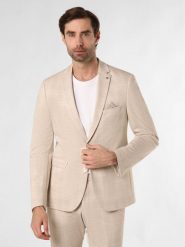 Finshley & Harding London kurtka modułowa - Brixdon Mężczyźni Slim Fit beżowy, 102. Brązowe kurtki męskie Finshley & Harding London, m, bez wzorów, eleganckie, bez kaptura. Za 599.95 zł.