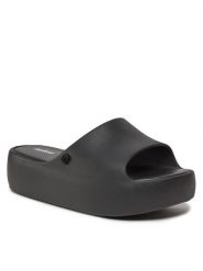Melissa Klapki Melissa Free Platform Slide Ad 35859 Czarny. Czarne klapki damskie Melissa, bez wzorów, z tworzywa sztucznego, bez obcasa, bez zapięcia. Za 419.00 zł.