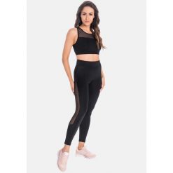 Legginsy na siłownię damskie Teyli Mappy. Czarne legginsy damskie Teyli, xl, bez wzorów, z bawełny, na fitness i siłownię. Za 159.99 zł.