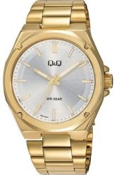 Zegarek Q&Q Q05C-004P męski wodoszczelny srebrna tarcza . Szare zegarki męskie Q&Q, bez wzorów, srebrne. Za 159.00 zł.