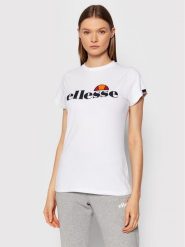 Ellesse T-Shirt Hayes SGK11399 Biały Regular Fit. Białe t-shirty damskie Ellesse, bez wzorów, z bawełny, bez kołnierzyka, bez ramiączek. Za 119.99 zł.