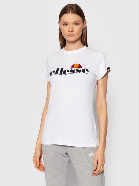 Ellesse T-Shirt Hayes SGK11399 Biały Regular Fit. Białe t-shirty damskie Ellesse, bez wzorów, z bawełny, bez kołnierzyka, bez ramiączek. Za 119.99 zł.