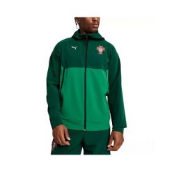 Kurtka z dresu Portugal Tech 2025. Niebieskie kurtki sportowe męskie Puma, na lato, xl, bez wzorów, z dresówki, bez kaptura, na fitness i siłownię. Za 362.00 zł.
