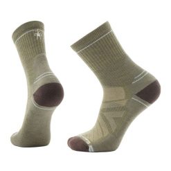Skarpety trekkingowe Smartwool Hike Light Cushion Mid Crew. Zielone skarpetki damskie Smartwool, bez wzorów, z wełny. Za 89.99 zł.