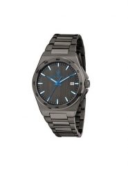 Maserati Zegarek Velocita Slim R8853154001 Czarny. Czarne, analogowe zegarki męskie maserati, bez wzorów, ze stali. Za 1,289.00 zł.