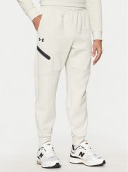 Under Armour Spodnie dresowe UA Unstoppable 1386544 Écru Regular Fit. Spodnie sportowe męskie Under Armour, l, bez wzorów, z dresówki. Za 239.99 zł.