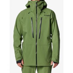 Kurtka narciarska męska Columbia Platinum Peak II 3L Shell. Zielone kurtki sportowe męskie Columbia, na zimę, l, bez wzorów, bez kaptura, narciarskie. Za 1,225.99 zł.