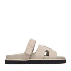 Klapki GINO ROSSI. Białe klapki damskie Gino Rossi, bez wzorów, bez obcasa, bez zapięcia. Za 179.99 zł.