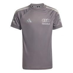 Koszulka Audi Revolut F1 Team Driver Replica. Szare bluzki damskie Adidas, bez wzorów, sportowe, bez kołnierzyka, bez ramiączek. Za 279.00 zł.