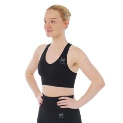 Xtreme Sportswear damski top sportowy Czarny. Czarne koszulki sportowe damskie XTREME SOCKSWEAR, s, bez wzorów, bez ramiączek, na fitness i siłownię. Za 125.82 zł.