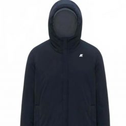 Kurtka K-WAY JACOB ST WARM DOUBLE Niebieski. Niebieskie kurtki męskie K-Way, m, bez wzorów, z syntetyku, bez kaptura. Za 1,166.99 zł.