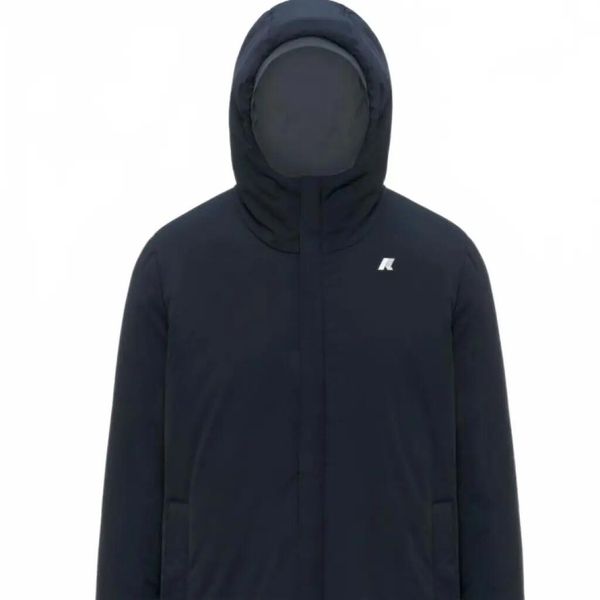 Kurtka K-WAY JACOB ST WARM DOUBLE Niebieski. Niebieskie kurtki męskie K-Way, m, bez wzorów, z syntetyku, bez kaptura. Za 1,166.99 zł.