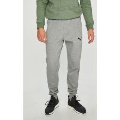 Puma - Spodnie. Zielone spodnie sportowe męskie Puma, m, bez wzorów, z bawełny, climacool (adidas). W wyprzedaży za 129.90 zł.