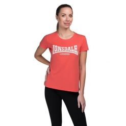 Koszulka damska Lonsdale Cartmel. Białe bluzki damskie Lonsdale, bez wzorów, z bawełny, sportowe, bez kołnierzyka, bez ramiączek. Za 121.00 zł.
