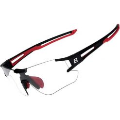 Okulary fotochromatyczne anty-UV. Czarne okulary przeciwsłoneczne damskie ROCKBROS. Za 137.12 zł.