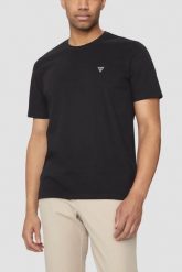 GUESS Granatowy bawełniany t-shirt męski Patch, Rozmiar XL. Niebieskie t-shirty męskie Guess, m, z aplikacjami, z bawełny, bez kołnierzyka, bez ramiączek. Za 189.99 zł.