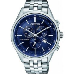 ZEGAREK CITIZEN Chrono AT2141-52L. Niebieskie, analogowe zegarki męskie CITIZEN, bez wzorów, sztuczne. Za 1,270.00 zł.