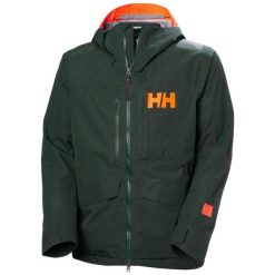 Kurtka narciarska Helly Hansen Ridge Infinity. Czarne kurtki sportowe męskie Helly Hansen, na zimę, m, bez wzorów, bez kaptura, narciarskie. W wyprzedaży za 2,310.50 zł.