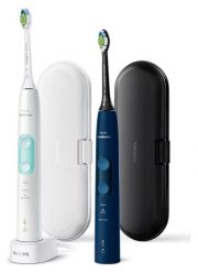 Szczoteczka soniczna Philips Sonicare 5100 HX6851/34 granatowy/biały. Białe szczoteczki soniczne Philips. Za 619.00 zł.