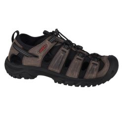 Sandały męskie, Keen Targhee III Sandal. Brązowe buty zimowe męskie Keen, bez wzorów, z materiału, bez obcasa, bez zapięcia. Za 559.00 zł.