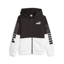 Puma Bluza Power Colorblock Fz Fl 67634601. Czarne bluzy damskie Puma, m, z aplikacjami, z bawełny, eleganckie, bez ramiączek, bez kaptura. Za 164.99 zł.