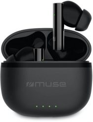 Słuchawki Muse M-260 czarne. Czarne słuchawki bezprzewodowe Muse. Za 58.33 zł.