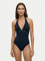 Tommy Hilfiger Strój kąpielowy UW0UW06366 Granatowy. Niebieskie stroje kąpielowe damskie Tommy Hilfiger, s, bez wzorów, z syntetyku. Za 369.99 zł.
