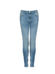 Guess Jeansy "Curve X" | W1YAJ2D4GV3 | Kobieta | Niebieski. Niebieskie jeansy damskie Guess, z aplikacjami, z bawełny, klasyczne. W wyprzedaży za 259.00 zł.