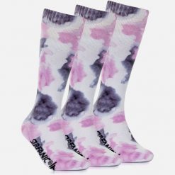 Skarpety Damskie Zimowe Narciarskie Zestaw 3 sztuk SURFANIC Pro Tech Watercolour. Białe rękawiczki damskie Surfanic, bez wzorów. Za 109.99 zł.