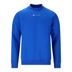 Bluza Virtus Deran. Niebieskie bluzy męskie VIRTUS, bez wzorów, sportowe, bez ramiączek, bez kaptura. Za 169.50 zł.