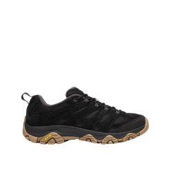 Buty trekkingowe Merrell Moab 3 Komfort Trwałość. Czarne trekkingi męskie Merrell, ze skóry, bez zapięcia. Za 699.75 zł.