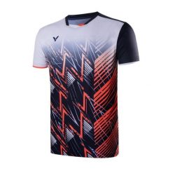 Koszulka sportowa unisex VICTOR T-40008 B. Niebieskie koszulki sportowe męskie Victor, xl, bez wzorów, bez ramiączek. Za 119.99 zł.