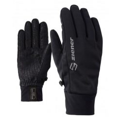 Rękawiczki zimowe Ziener Irios GTX INF Touch. Czarne rękawiczki męskie Ziener, na zimę, bez wzorów. Za 135.99 zł.