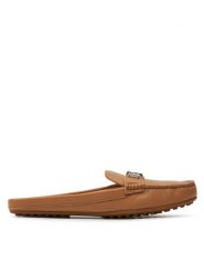 Lauren Ralph Lauren Klapki 802937814009 Brązowy. Brązowe klapki damskie Lauren Ralph Lauren, bez wzorów, ze skóry, bez obcasa, bez zapięcia. Za 449.99 zł.