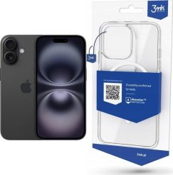 Smartfon Apple iPhone 16 128GB Black (MYE73) + Etui MagCase. Czarne smartfony Apple. Za 3,614.00 zł.