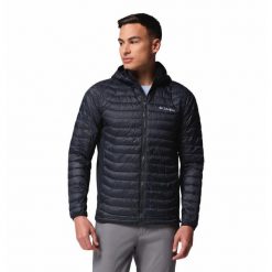 Kurtka Columbia Powder Pass. Czarne kurtki męskie Columbia, xl, bez wzorów, bez kaptura. Za 423.99 zł.