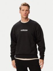 Adidas Bluza Essentials Linear Fleece JM1759 Czarny Regular Fit. Czarne bluzy męskie Adidas, m, bez wzorów, z syntetyku, bez ramiączek, bez kaptura. Za 239.99 zł.
