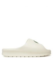 Lacoste Klapki 7-48CFA0022 Biały. Białe klapki damskie Lacoste, bez wzorów, z tworzywa sztucznego, bez obcasa, bez zapięcia. Za 269.99 zł.