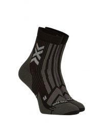 Skarpety X-Socks Trekking Perform Ankle Black Grey. Czarne skarpety męskie X-Socks, bez wzorów, z materiału. Za 150.65 zł.