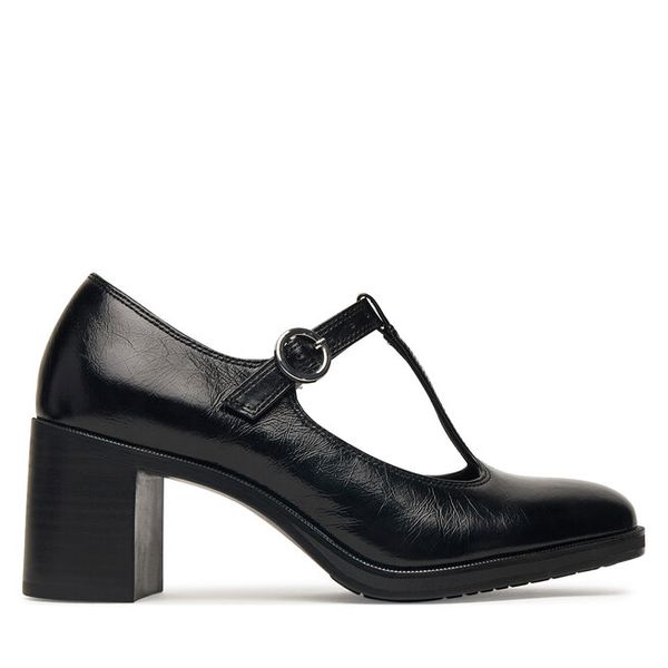 Półbuty Tamaris. Czarne półbuty damskie Tamaris, bez wzorów, bez obcasa, na obcasie, bez zapięcia. Za 358.99 zł.